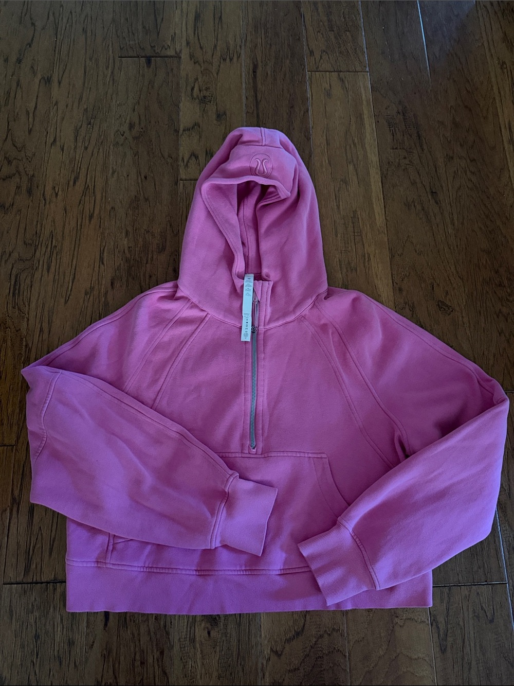 Lululemon Scuba Oversized Half-Zip Hoodie Pink M/L